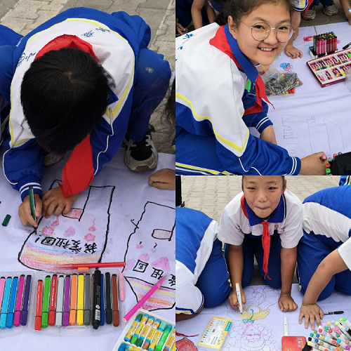 棋盘井第三小学“颂祖国情,绘爱国心”主题教育活动